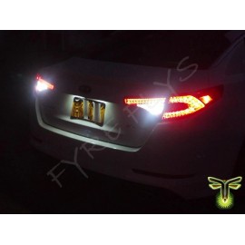 Fyre Flys 2x Xenon White LED Back Up  Reverse  Light  Bulbs 9 SMD Lamp T10 921 194 #R2