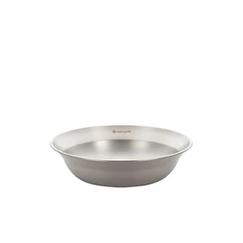 SNOW PEAK Stainless Steel Tableware Bowl L,Silver,TW-031K