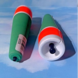 Comal 30G & 32G   Popping Float Non-Weighted Slotted & Non CHOOSE Red Green  - 3", Slotted