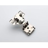 ANGSTROM 2-Pack Face-Frame Cabinet Hinges, 105-Degree Soft-Closing, 3D Adjustable (1-1/4"