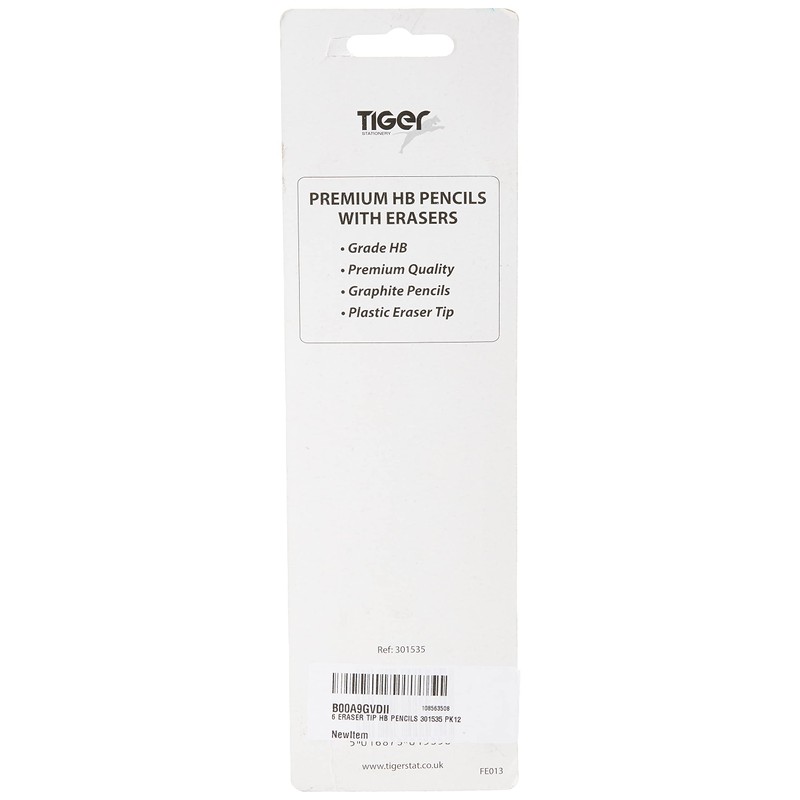 SUNDRY 6 ERASER TIP HB PENCILS 301535 PK12