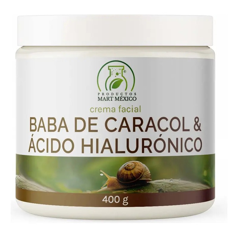 Crema baba de caracol ácido hialurónico 400 g hidrata y