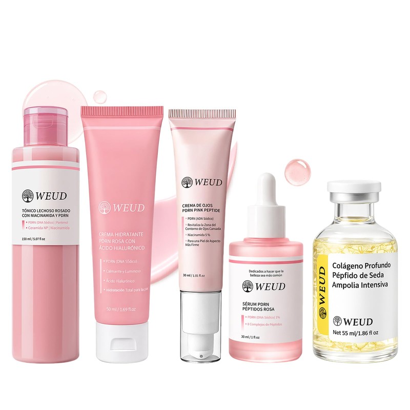 Skincare Coreano Kit PDRN 5 En 1 | Salmon DNA
