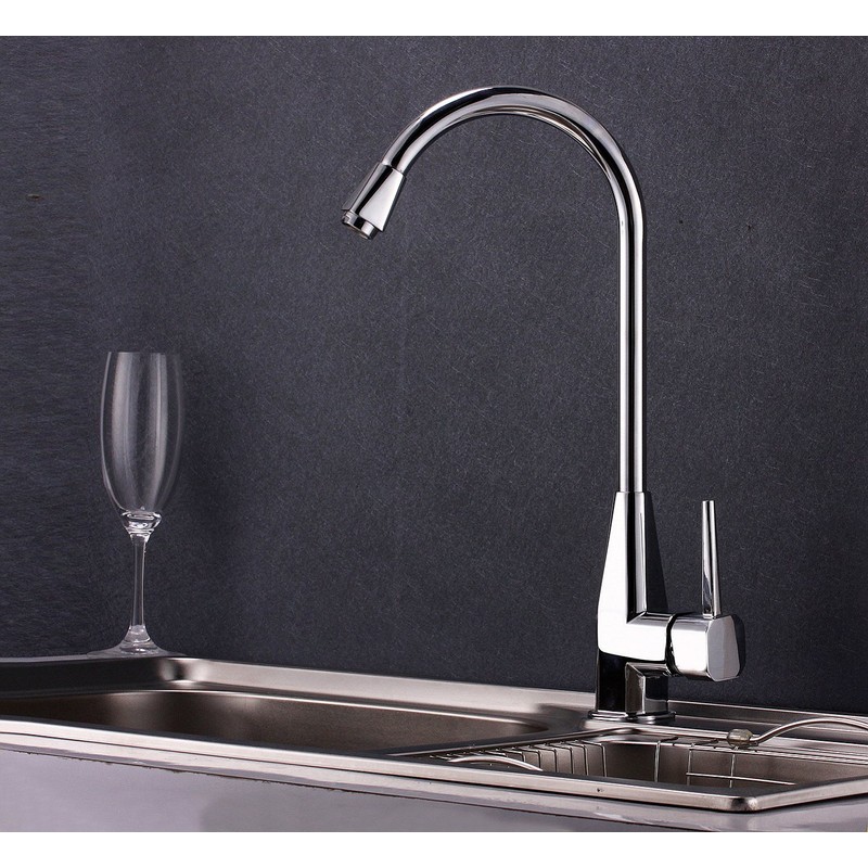 Life System SK84 Kitchen Lavatory Antique Mixing Faucet Gooseneck Swan