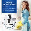 VIOKS Sink Strainer Set Diameter 114 mm with Excenter Valve
