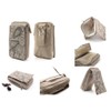 DFV mobile - Multi-Functional Vertical Stripes Nylon Pouch Bag case