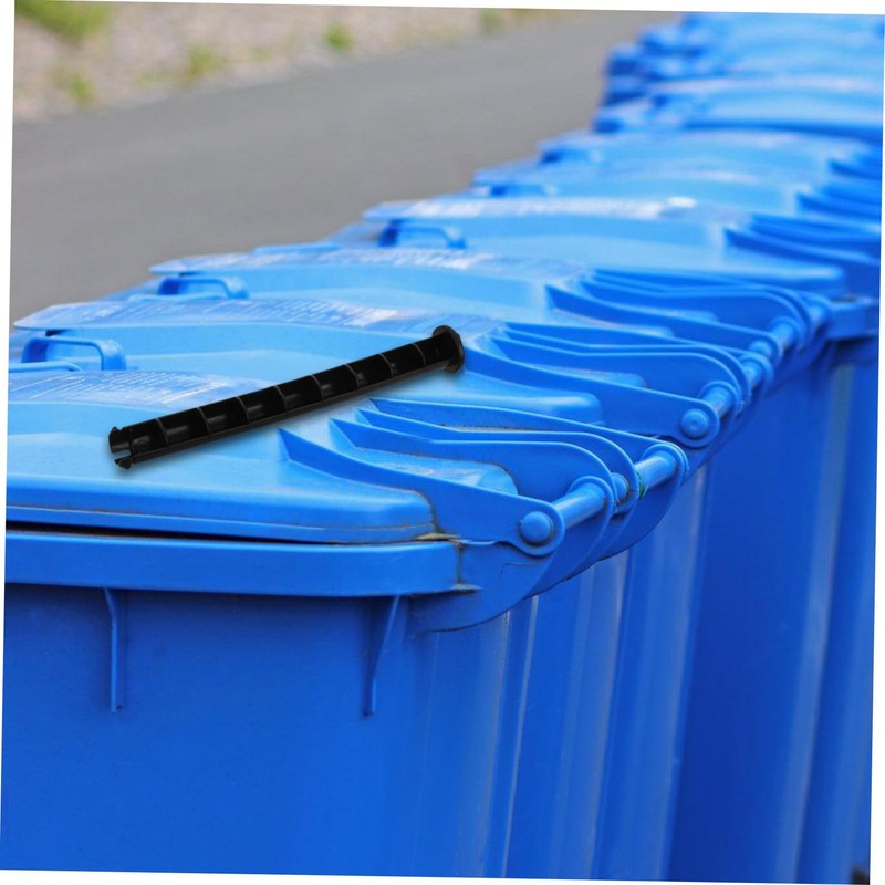 GLEAVI 4pcs Wheelie Bin Lid Clips Sturdy Plastic Trash Can