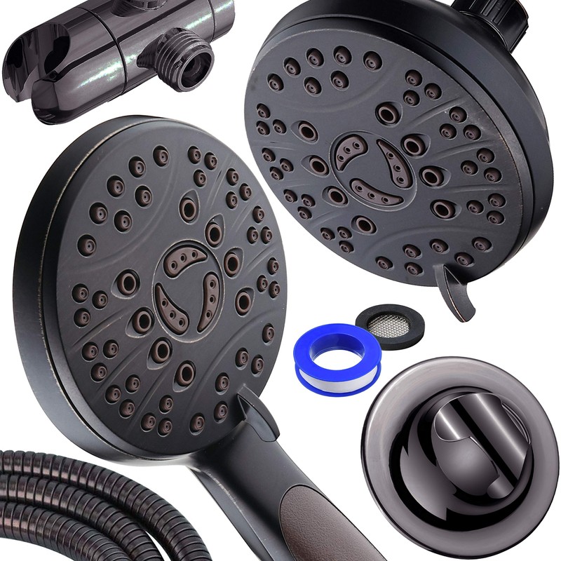 AquaSpa High Pressure 48-mode Luxury 3-way Combo – Dual Rain