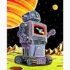 CafePress Space Robot Large Puzzle, 500 pcs.