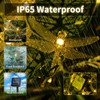 ASFSKY Dragonfly Solar Lights Outdoor 50 LED Dragonfly Lights Waterproof