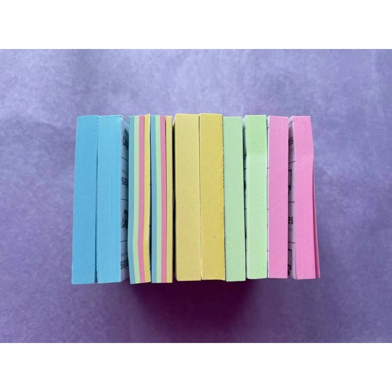 Multi-Color Sticky Notes Cube – 1,000 Sheets – 3x3 Inch