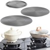 Tujoe 3 Pcs Heat Diffuser Set of 7.8/9.5/11''Round Induction Plate,