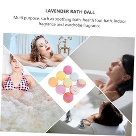 Baluue 60g Spa 9 Pack Natural Bath Salt Balls Aromatherapy Wildflowers Spa Set for