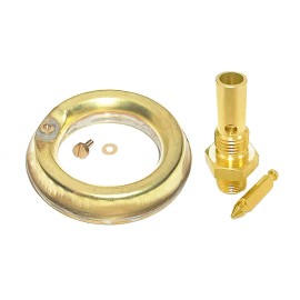 AAOK BRASS FLOAT with NEEDLE & SEAT for all Harley Linkert Carburetos 1933 - 1965