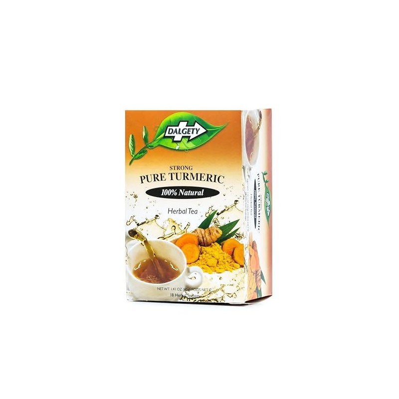 Dalgety Pure Turmeric Herbal Infusion Natural Tea, Delicious and Packed