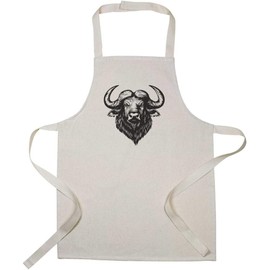 'African Buffalo Head' Kid’s Cooking Apron (AP00075670)