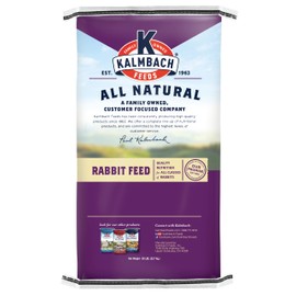 Kalmbach Feeds 15% All Natural Rabbit Feed Pellets, 50 lb Bag