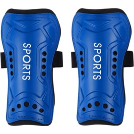 Football Shin Pads, Kids Youth Shin Guards Beginner Elite Athlete Perforated Breathable Shin Pad for Boys And Girls Football Games Leg Calf Protective Gear (6-15 years)