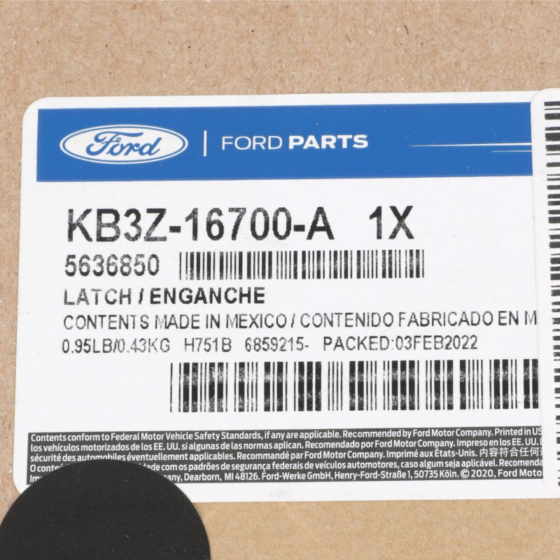 Ford NEW OEM Ford 2019-2021 Ranger Front Hood Latch Assembly