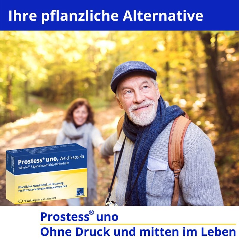 Prostess Uno Herbal Agent with Saw Palmetto Extract for Prostate