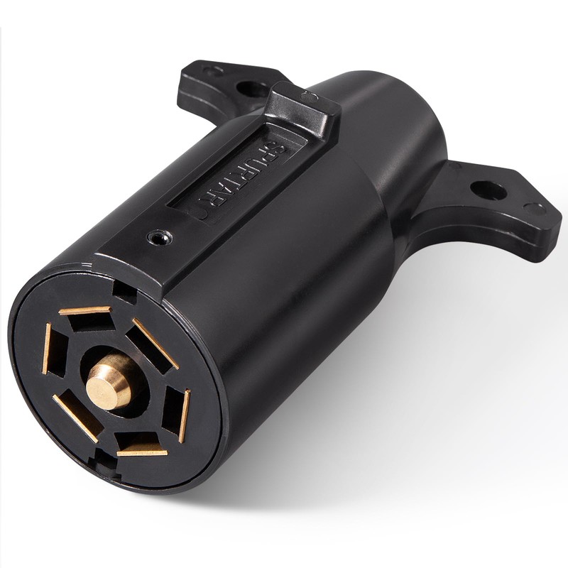 Spurtar 7 Pin Trailer Plug 7 Way Round RV Style