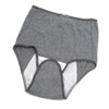 Modde La Casa Postpartum Panties, 100% Cotton, Plain, Gray
