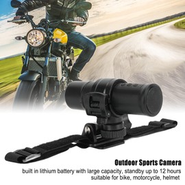 Bike Motorcycle Helmet Camera, 1080P Camera Sports Camera Small Video Camera Mini Action Camera with WiFi, 120° Wide Angle, for Bike Motorbike Riding Helmet