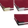 Certificate Folder in Red Velvet Cover with Embossed Print in