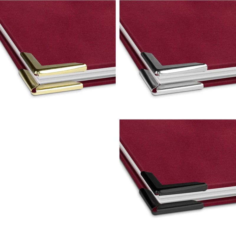 Certificate Folder in Red Velvet Cover with Embossed Print in
