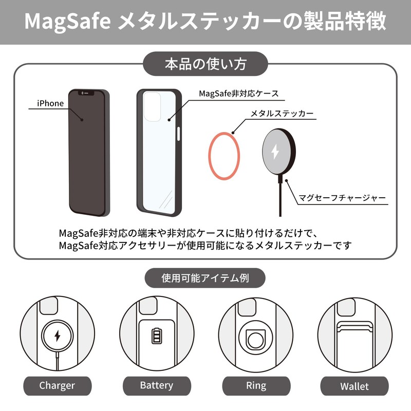 My Melody Die Cut Sticker for MagSafe Metal Sticker Sanrio