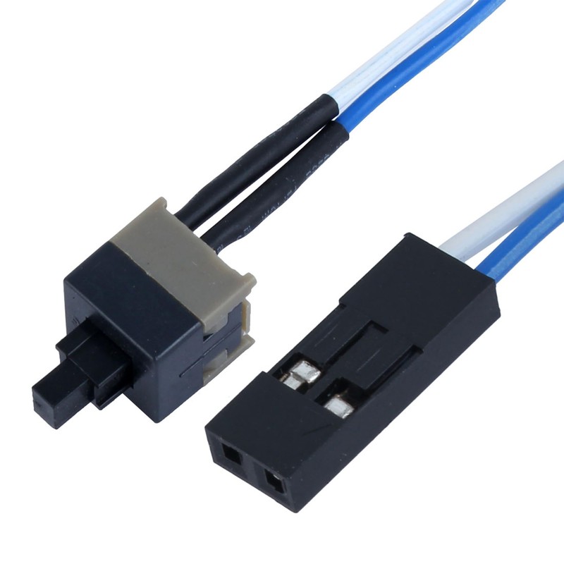 uxcell 1 Pack 2 Pin SW PC Power Cable On/Off