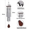 AIMALL Large Deep Tone Windchime Chapel Bell Wind Chimes Outdoor