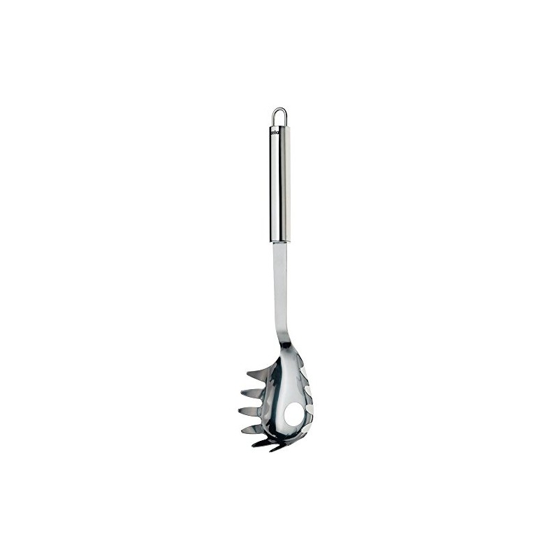 kela Spaghettilöffel Rondo 30cm aus Edelstahl matt, Silber, 30 x