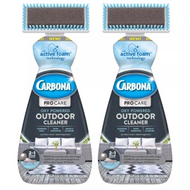 Carbona 2 PACK Carbona Pro Care Non-Scented Oxy Powered Outdoor Cleaner Foam 22 oz