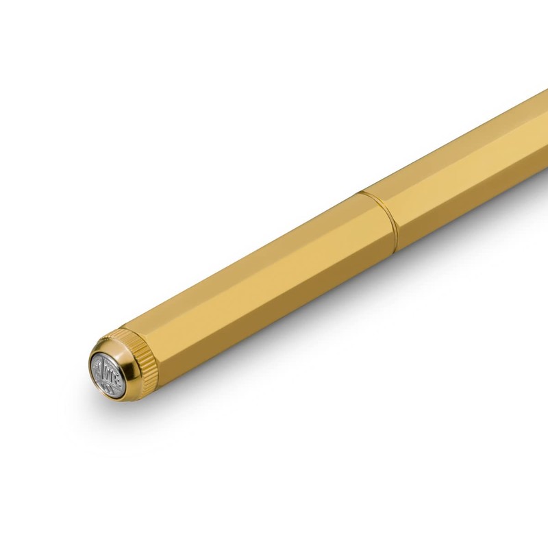 Kaweco SPECIAL Füllhalter Messing I Premium Füllfederhalter für Tintenpatronen mit