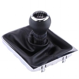 VIFER R Gear Knob, 6 Speed Gear Stick Gaiter Gear Stick Gaiter Kit Compatible with Passat B6 2005-2012