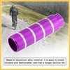 BULLSPANN 4pcs Aluminum Alloy Rear Foot Pegs Footrest Universal Purple