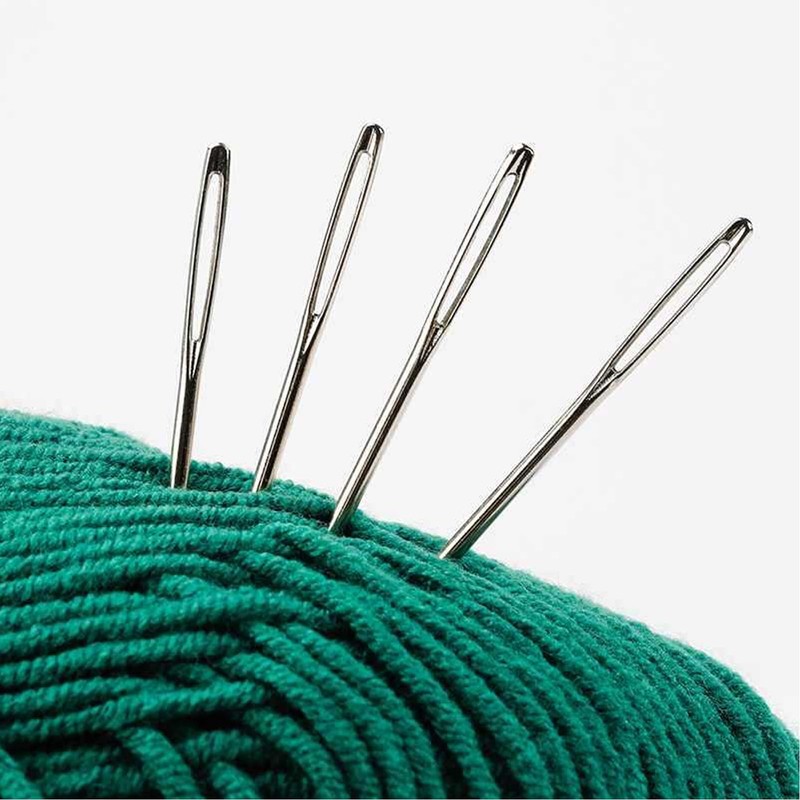 Pack of 12 Sewing Needles with Large Eye Darning Needle