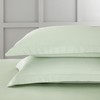 Bianca 400Tc Cotton Sateen Oxford Pillowcase Pair Green
