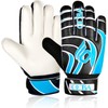 OCBA Soccer Goalkeeper Gloves with Non-Slip Wear-Resistant Latex Material, Strong