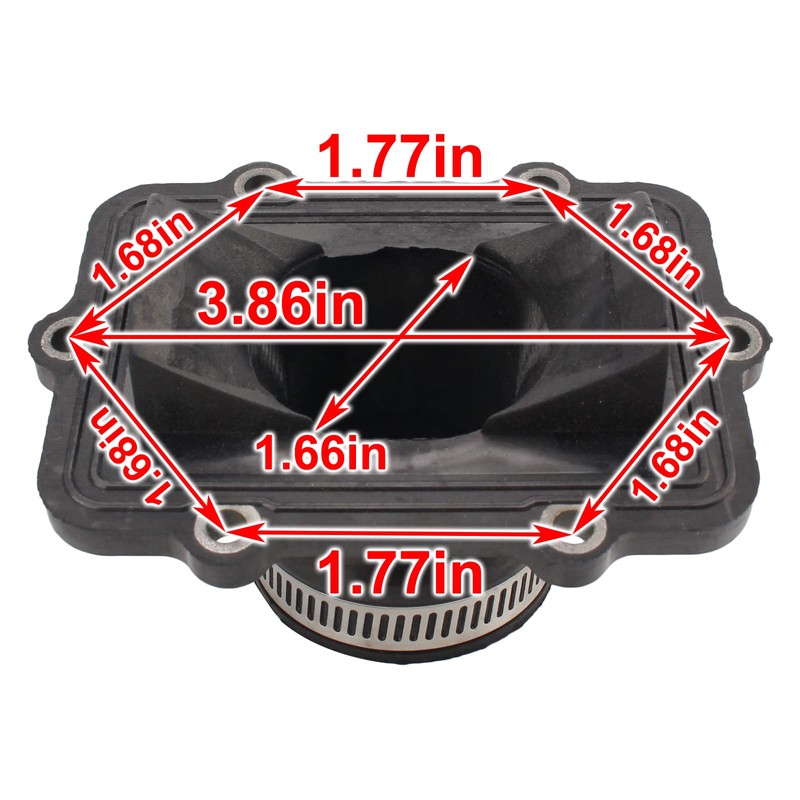 MOTOALL 420867300 Carburetor Flange Socket Carb Boot Fit for Ski-Doo