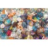 assorted 25 Pcs Large beads Crystal Bead Lot Faceted Transparent
