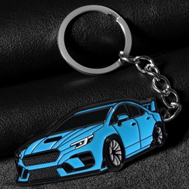 zuxiaoyaya for Impreza Keychain Accessories-Fob Cover Cool Mods compatible with Subaru Impreza STi WRX Blue