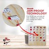 MR CHIPS Jam-Proof Bingo Cards with Sliding Windows, 50 Reusable