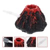 NOLITOY Aquarium Decorations Volcano Landscape Fish Tank Bubbler Ornaments for