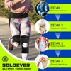 Knee Brace with Side Stabilizers for Women and Men, Adjustable