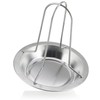KOMUNJ Chicken Roaster Chicken Holder Grill Stainless Steel Poultry Roaster