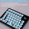 Koolertron One Handed Mechanical Gaming Keyboard with 24 Macro Keys,