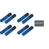 Behr Set of 8 Neoprene Mini Rod Bands Blue Velcro