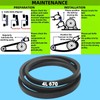 954-04317a 1/2" x 67" Lawn Mower Deck Drive Belt -